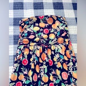 Fruit maxi dress boutique XL so cute